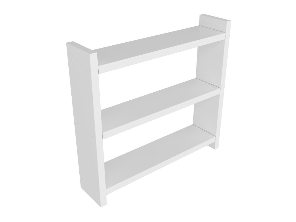 Estante de cocina de madera "Cosmic" - 44 x 10 x 40 cm - Blanco