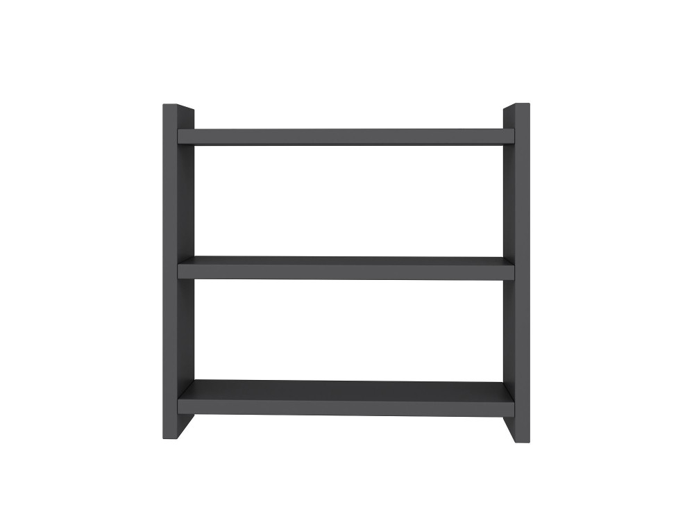 Estante de cocina de madera "Cosmic" - 44 x 10 x 40 cm - Gris antracita