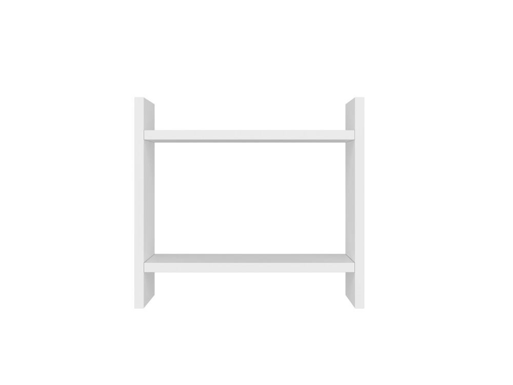 Estante de cocina de madera "Denver" - 34 x 10 x 30 cm - Blanco