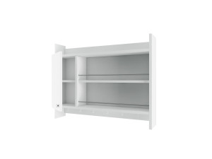 Estante de cocina de madera "Knerr" - 85 x 13 x 65 cm - Blanco