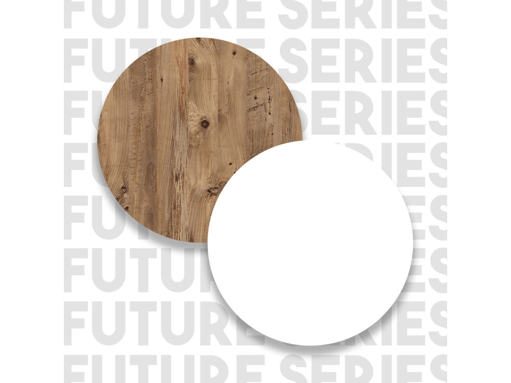 Conjunto de muebles de salón de madera "FR17" - 180 x 44 x 44 cm - Blanco