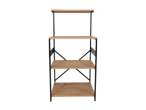 Armario de madera multiusos "Anemon" - 60 x 45 x 124 cm - Marrón