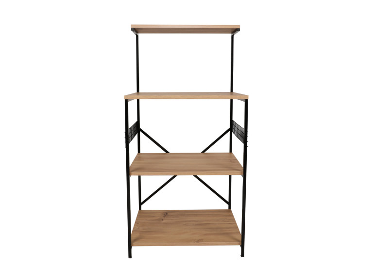 Armario de madera multiusos "Anemon" - 60 x 45 x 124 cm - Marrón