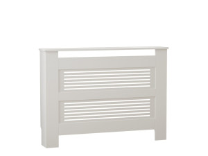 Armario radiador de madera "Termora" 112 x 19 x 82 cm - Blanco