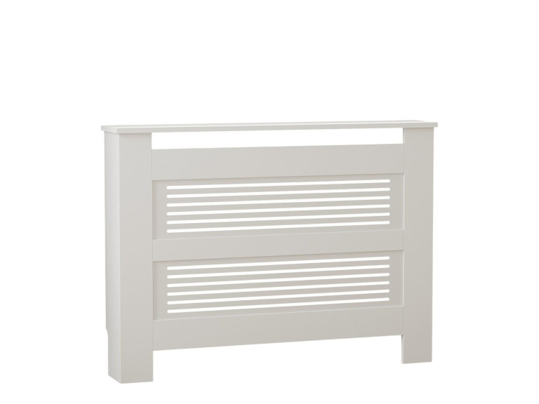 Armario radiador de madera "Termora" 112 x 19 x 82 cm - Blanco
