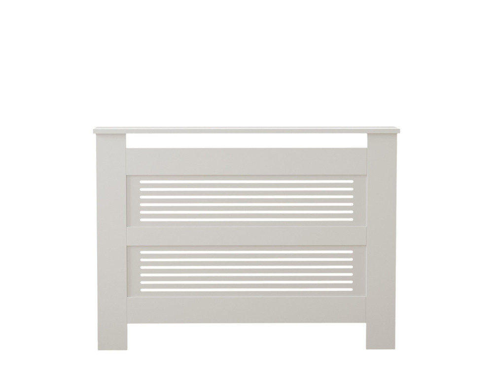 Armario radiador de madera "Termora" 112 x 19 x 82 cm - Blanco