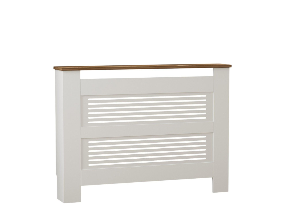 Armario radiador de madera "Termora" 112 x 19 x 82 cm - Nogal