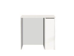 Armario de madera para lavadora "Tera" - 93 x 60 x 88 cm - Blanco