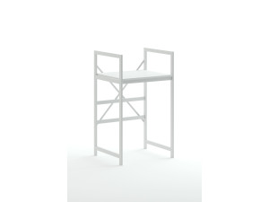 Armario metálico para lavadora "Junior" - 70 x 60 x 116 cm - Blanco