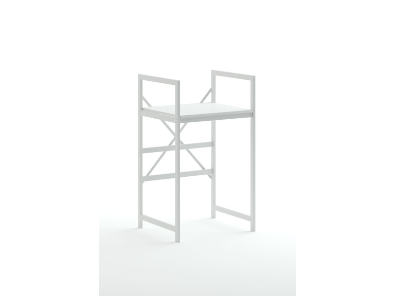 Armario metálico para lavadora "Junior" - 70 x 60 x 116 cm - Blanco