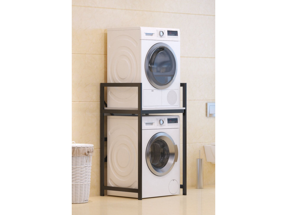 Armario metálico para lavadora "Junior" - 70 x 60 x 116 cm - Blanco