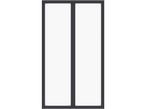 Cubierta de aluminio para taller «Panorama» - 60 x 105 cm - Negro