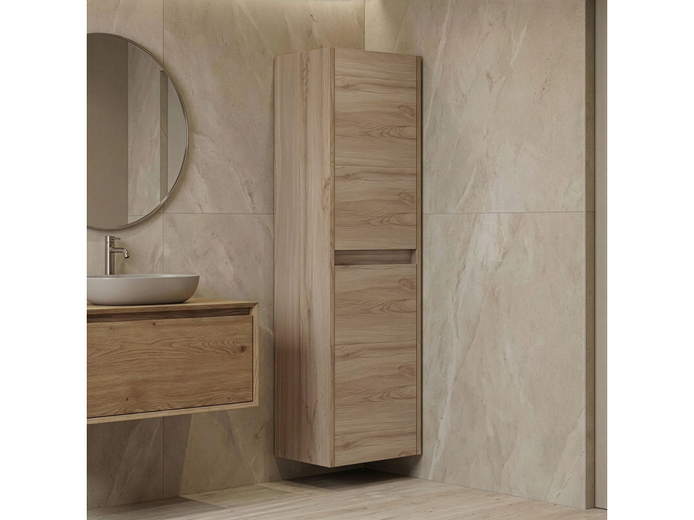 Mueble de baño «Side 40» - 40 x 27 x 138 cm - Roble