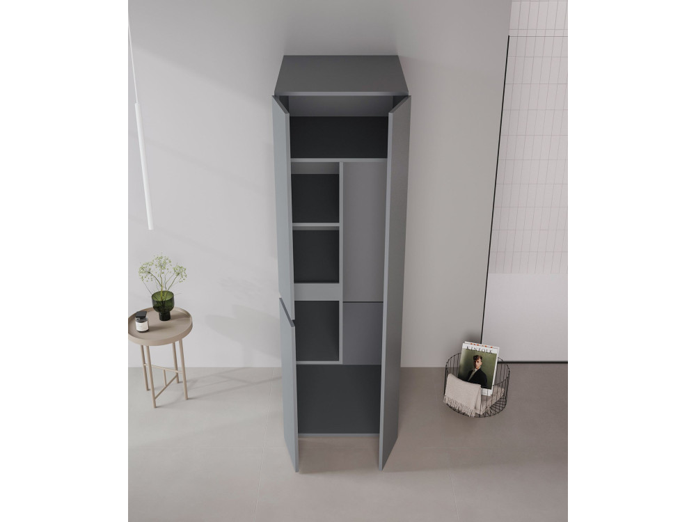 Armario de baño «Solis 60» -  cm - Antracita mate