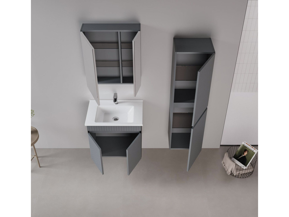 Armario de baño «Tivoli 40» -  cm - Antracita mate