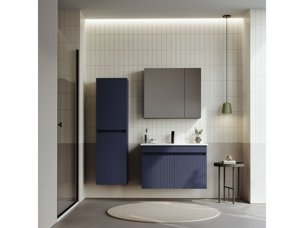 Armario de baño «Tivoli 40» - cm - Azul marino mate