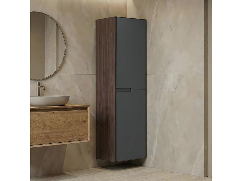 Armario de baño «Craft 40» -  cm - Nogal / Antracita
