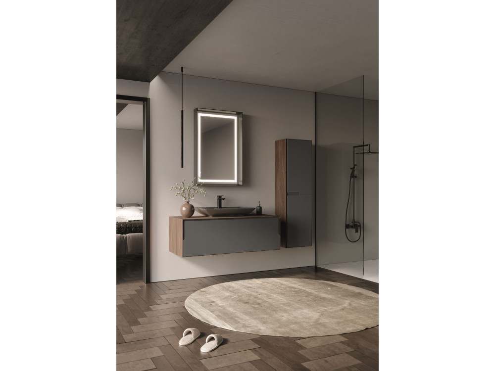 Armario de baño «Craft 40» -  cm - Nogal / Antracita