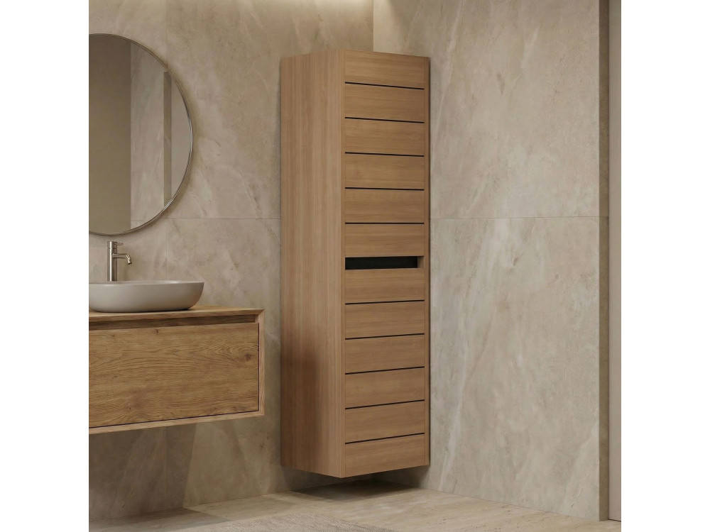 Mueble de baño «Ricato 40» - 42 x 27 x 138 cm - Nogal