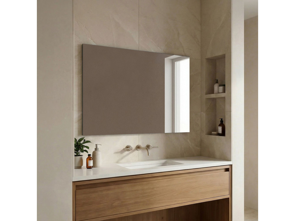 Espejo decorativo de madera «Purus 100» - 100 x 2 x 64 cm - Transparente
