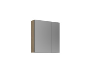 Mueble de baño con espejo «Purus Desna 60» - 60 x 16 x 66 cm - Roble Sonomo