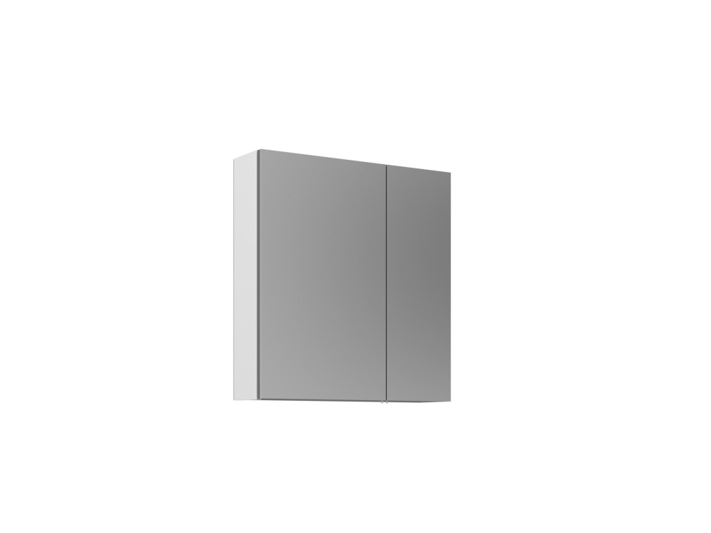 Mueble de baño con espejo «Purus Desna 60» - 60 x 16 x 66 cm - Blanco