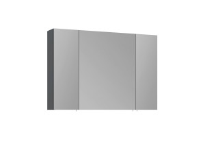 Mueble de baño con espejo «Side 100» - 100 x 16 x 66 cm - Antracita mate