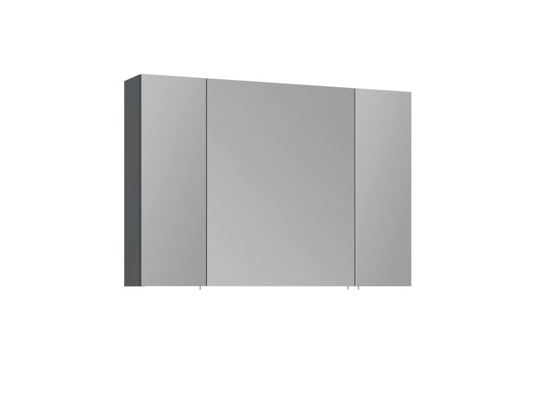 Mueble de baño con espejo «Side 100» - 100 x 16 x 66 cm - Antracita mate