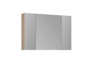 Mueble de baño con espejo «Side 100» - 100 x 16 x 66 cm - Roble