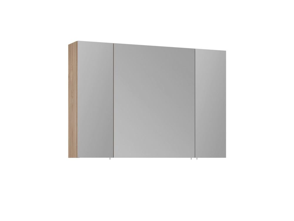 Mueble de baño con espejo «Side 100» - 100 x 16 x 66 cm - Roble