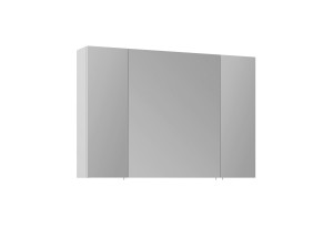 Mueble de baño con espejo «Side 100» - 100 x 16 x 66 cm - Blanco mate