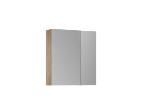 Mueble de baño con espejo «Side 60» - 60 x 16 x 66 cm - Roble