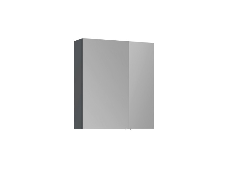Mueble de baño con espejo «Side 60» - 60 x 16 x 66 cm - Antracita mate