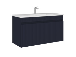 Mueble para lavabo «Tivoli 100» - 100 x 45 x 57 cm - Azul marino mate