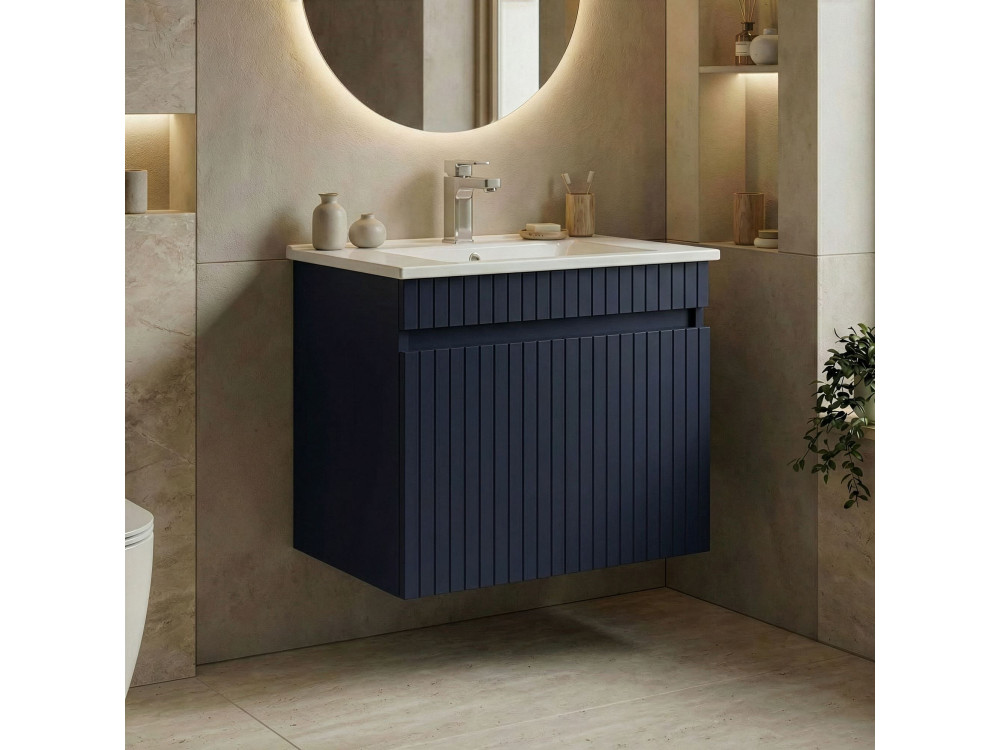 Mueble para lavabo «Tivoli 65» - 65 x 45 x 57 cm - Azul marino mate