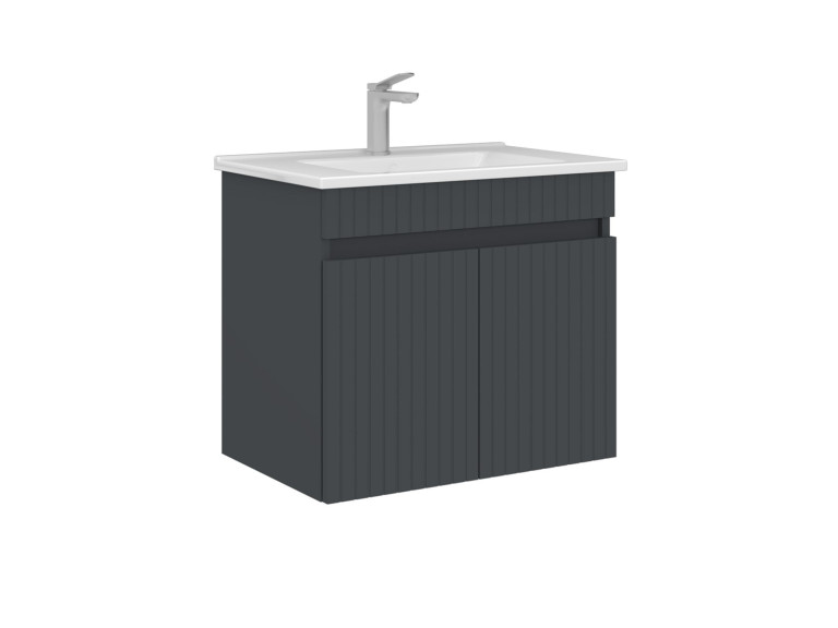 Mueble para lavabo «Tivoli 65» - 65 x 45 x 57 cm - Antracita mate