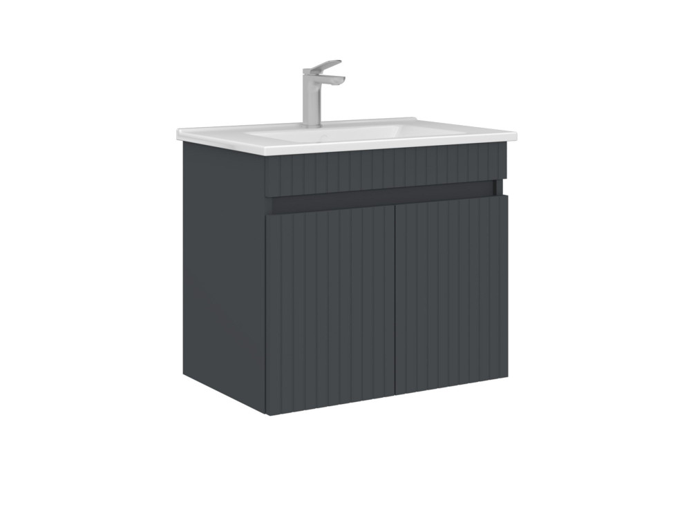Mueble para lavabo «Tivoli 65» - 65 x 45 x 57 cm - Antracita mate