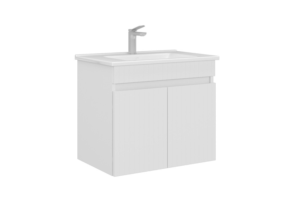Mueble para lavabo «Tivoli 65» - 65 x 45 x 57 cm - Blanco mate