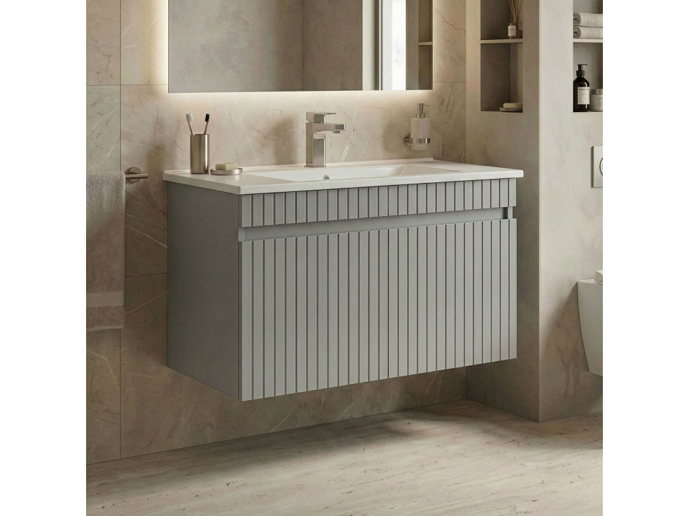 Mueble para lavabo «Tivoli 85» - 85 x 45 x 57 cm - Mate Cashmere