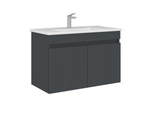 Mueble para lavabo «Tivoli 85» - 85 x 45 x 57 cm - Antracita mate