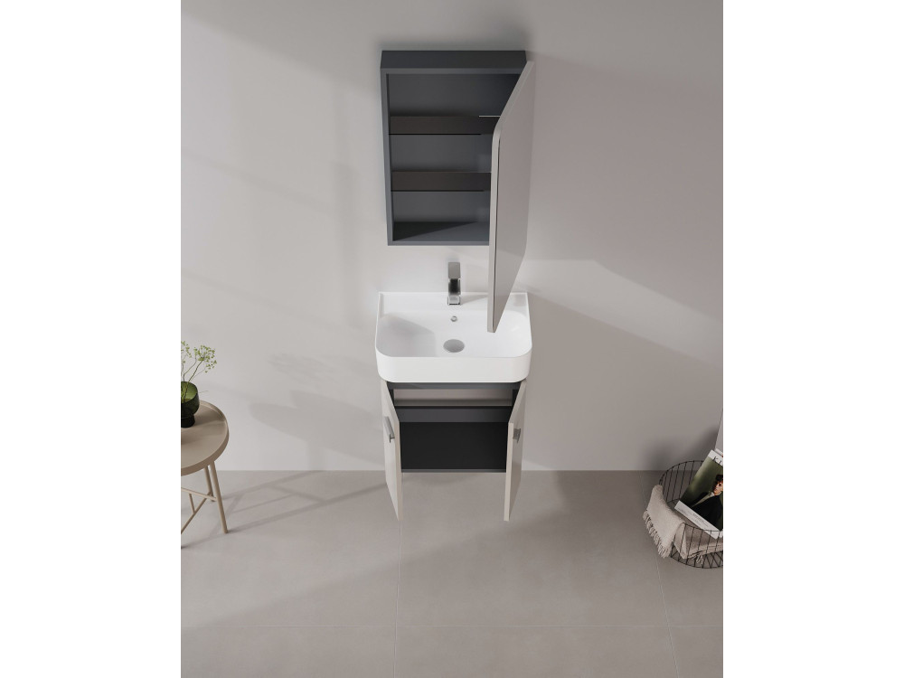 Mueble para lavabo «Orbit 55» - 55 x 38 x 62 cm - Mink