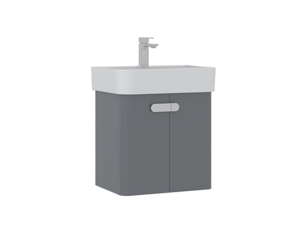 Mueble para lavabo «Orbit 55» - 55 x 38 x 62 cm - Gris