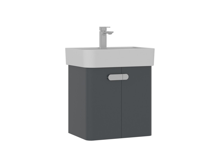 Mueble para lavabo «Orbit 55» - 55 x 38 x 62 cm - Antracita