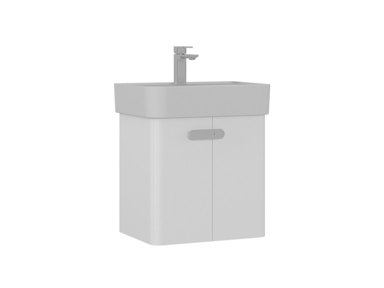 Mueble para lavabo «Orbit 55» - 55 x 38 x 62 cm - Blanco
