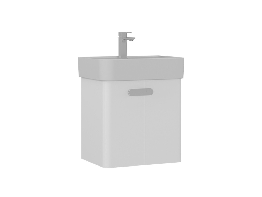 Mueble para lavabo «Orbit 55» - 55 x 38 x 62 cm - Blanco