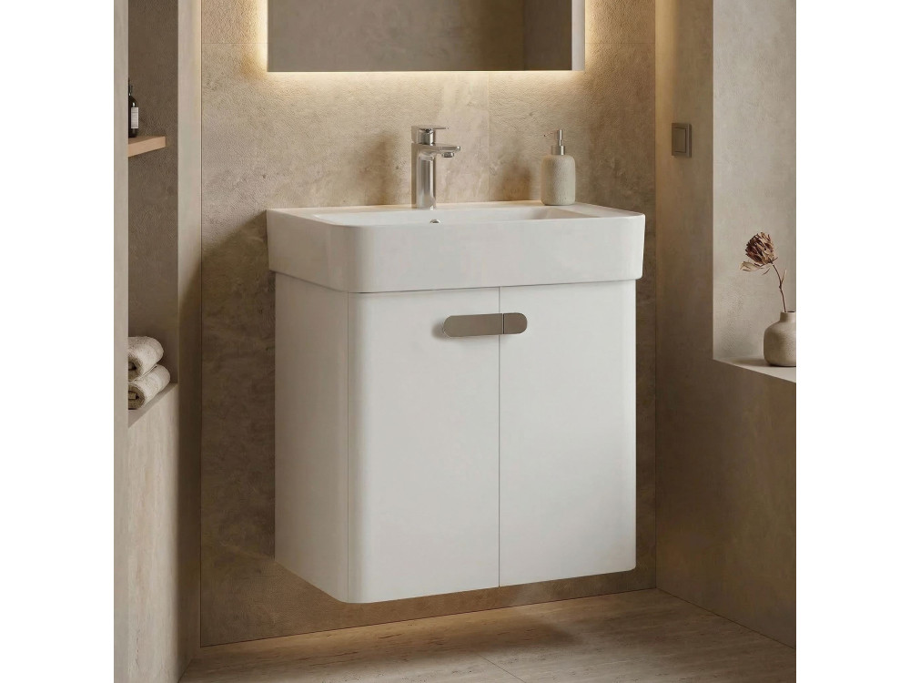 Mueble para lavabo «Orbit 55» - 55 x 38 x 62 cm - Blanco