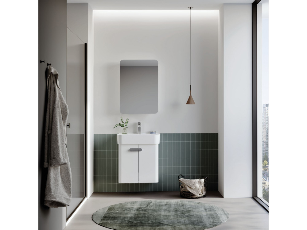 Mueble para lavabo «Orbit 55» - 55 x 38 x 62 cm - Blanco
