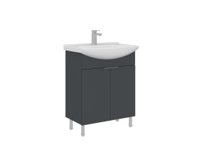 Mueble para lavabo «Purus 65» - 65 x 50 x 83 cm - Antracita mate