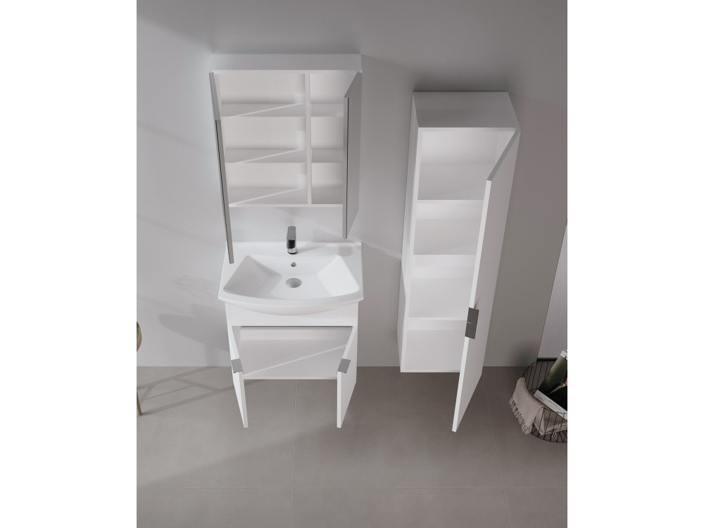 Mueble para lavabo «Purus 65» - 65 x 50 x 58 cm - Blanco