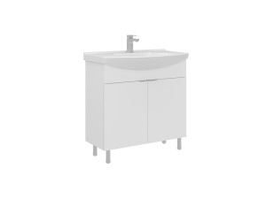 Mueble para lavabo «Purus 80» - 80 x 50 x 83 cm - Blanco